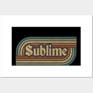 Sublime Vintage Stripes Posters and Art